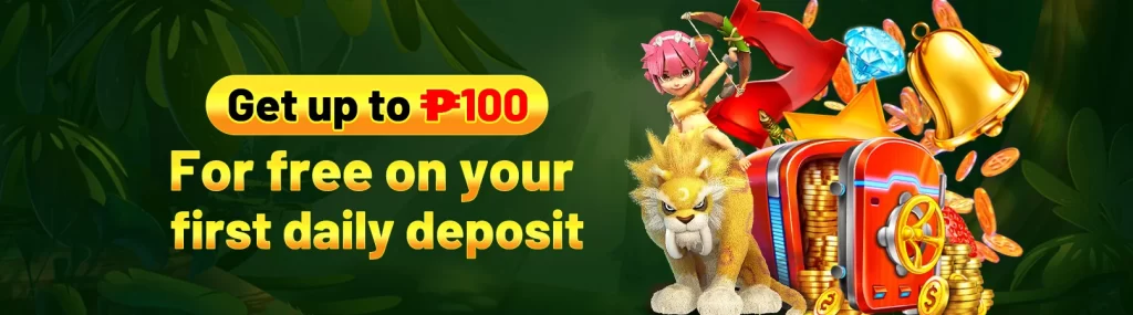 jjwin daily deposit promotion offering free rewards, quick login and register steps